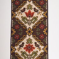 Vintage wall hanging | Scandinavian wall hanging | Traditional wall tapestry | Birds and flowers wall hanging | Swedish tapestry