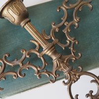 Vintage three arm candelabra | Ornate candelabra | Three arm candlestick holder | Vintage candelabrum | Small candelabrum