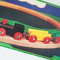 Vintage Brio train set | Wooden train set for children | Vintage train set for kids | Vintage wooden toy train | Vintage toys | Brio 33115