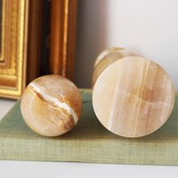 Vintage onyx marble home decor set | Onyx marble vase and pear | Vintage bud vase | Vintage single flower vase | Onyx marble home decor