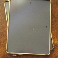 Set of two vintage photo frames | Vintage brass frames | Matching vintage frames | Vintage brass frame set | Vintage Jyden frames