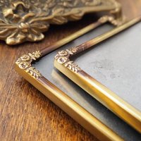 Set of two vintage photo frames | Vintage brass frames | Set of two matching vintage frames | Vintage brass frame set | Vintage frames