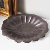 Vintage silver plated bowl | Silver plated fruit bowl | Vintage serving bowl | Scalloped silver plated bowl | Vintage fruit bowl