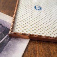 Vintage rose gold photo frame | Vintage photo frame 16.5 x 22.5 cm | Rose gold photo frame | Vintage copper tone picture frame