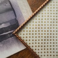 Vintage rose gold photo frame | Vintage photo frame 16.5 x 22.5 cm | Rose gold photo frame | Vintage copper tone picture frame