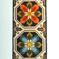 Vintage wall hanging | Small vintage wall hanging | Scandinavian woven textile | Retro wall hanging | Made in Finland