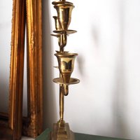 Vintage five arm candelabra | Brass candelabra | Five arm candlestick holder | Vintage candelabrum | Brass candelabrum