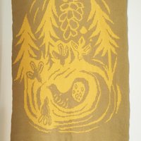 Vintage wall hanging | Handmade wall tapestry | Scandinavian wall hanging | Vintage bird wall tapestry | Reversible wall tapestry