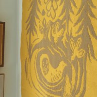 Vintage wall hanging | Handmade wall tapestry | Scandinavian wall hanging | Vintage bird wall tapestry | Reversible wall tapestry