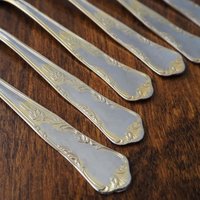 Set of six vintage dessert forks | Small vintage forks | Vintage dessert forks | Herdmar dessert forks 18/10 | Made in Portugal