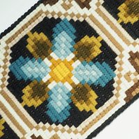 Vintage wall hanging | Small vintage wall hanging | Scandinavian woven textile | Retro wall hanging | Made in Finland