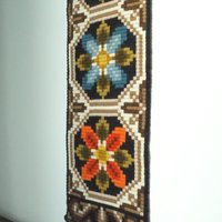 Vintage wall hanging | Small vintage wall hanging | Scandinavian woven textile | Retro wall hanging | Made in Finland