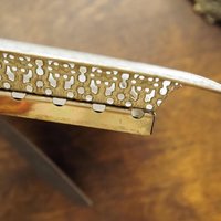 Vintage photo frame | Vintage brass and white photo frame | Brass picture frame | Vintage Jyden picture frame | Danish photo frame