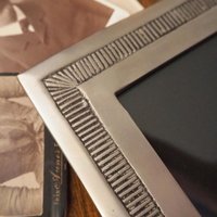 Vintage photo frame | Heavy silver tone frame | Vintage photo frame | Vintage picture frame | Silver tone photo frame | Silver picture frame