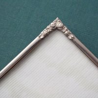 Vintage silver plated photo frame | Silver plated photo frame 15x20 cm | Vintage silver plated picture frame | Vintage Jyden frame