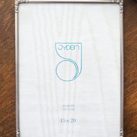 Vintage silver plated photo frame | Silver plated photo frame 15x20 cm | Vintage silver plated picture frame | Vintage Jyden frame