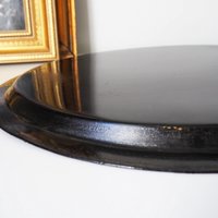 Vintage floral metal tray | Large handpainted floral tray | Vintage floral tray | Vintage Zhostovo tray | Vintage oval tray