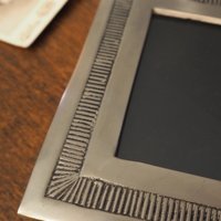 Vintage photo frame | Heavy silver tone frame | Vintage photo frame | Vintage picture frame | Silver tone photo frame | Silver picture frame