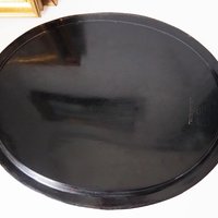 Vintage floral metal tray | Large handpainted floral tray | Vintage floral tray | Vintage Zhostovo tray | Vintage oval tray