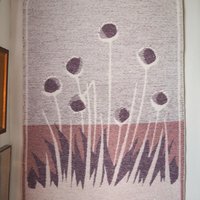Vintage wall hanging | Large wall hanging | Vintage wall tapestry | Scandinavian woven textile | Made in Finland | Cottongrass tapestry