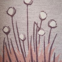 Vintage wall hanging | Large wall hanging | Vintage wall tapestry | Scandinavian woven textile | Made in Finland | Cottongrass tapestry