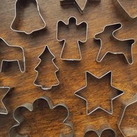 Vintage gingerbread shapes | Vintage gingerbread molds | Traditional gingerbread cookie shapes | Christmas baking molds | Vintage baking