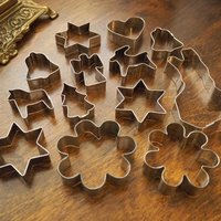 Vintage gingerbread shapes | Vintage gingerbread molds | Traditional gingerbread cookie shapes | Christmas baking molds | Vintage baking