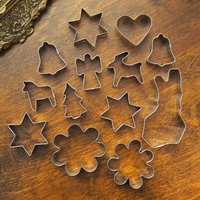 Vintage gingerbread shapes | Vintage gingerbread molds | Traditional gingerbread cookie shapes | Christmas baking molds | Vintage baking