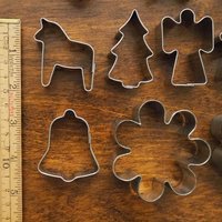 Vintage gingerbread shapes | Vintage gingerbread molds | Traditional gingerbread cookie shapes | Christmas baking molds | Vintage baking