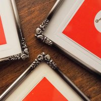 Set of three vintage photo frames | Vintage silver plated photo frames | Silver plated vintage frames | Silver plated picture frames
