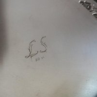 Vintage alpacca silver plate | Alpacca silver platter | Vintage silver plate | Alpacca plate with rose ornament | Floral silver plate