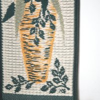 Vintage wall hanging | Long wall hanging | Nature wall hanging | Scandinavian woven textile | Made in Finland