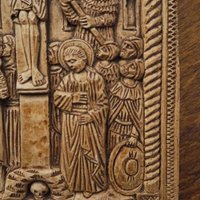 Vintage Orthodox icon | Orthodox icon | Ceramic religious icon | Vintage ceramic icon | Small vintage icon