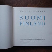 Vintage Suomi Finland book | Photography book about Finland | Vintage book about Finland | Photography book