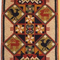 Vintage wall hanging | Scandinavian wall hanging | Traditional wall tapestry | Ornamental wall hanging | Finnish tapestry