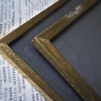 Set of two vintage photo frames | Vintage brass frames | Matching vintage frames | Vintage brass frame set | Vintage Jyden frames