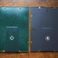 Set of two vintage photo frames | Vintage brass frames | Matching vintage frames | Vintage brass frame set | Vintage Jyden frames