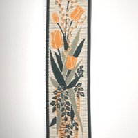Vintage wall hanging | Long wall hanging | Nature wall hanging | Scandinavian woven textile | Made in Finland