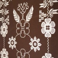 Vintage wall hanging | Brown and light beige wall hanging | Scandinavian wall hanging | Vintage wall tapestry | Handmade wall tapestry