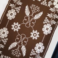 Vintage wall hanging | Brown and light beige wall hanging | Scandinavian wall hanging | Vintage wall tapestry | Handmade wall tapestry