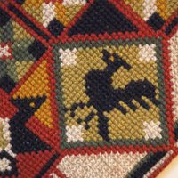 Vintage wall hanging | Scandinavian wall hanging | Traditional wall tapestry | Ornamental wall hanging | Finnish tapestry