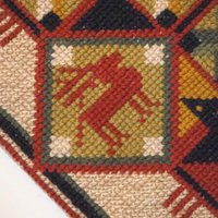 Vintage wall hanging | Scandinavian wall hanging | Traditional wall tapestry | Ornamental wall hanging | Finnish tapestry