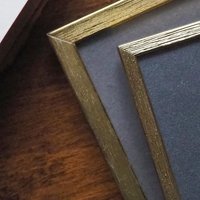 Set of two vintage photo frames | Vintage brass frames | Matching vintage frames | Vintage brass frame set | Vintage Jyden frames