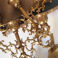 Vintage three arm candelabrums | Set of two matching candelabrums | Three arm candlestick holders | Vintage candelabra | Matching candelabra