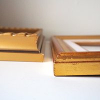 Vintage wooden frames | Vintage wooden picture frames | Gilded vintage frames | Made in Finland