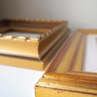Vintage wooden frames | Vintage wooden picture frames | Gilded vintage frames | Made in Finland