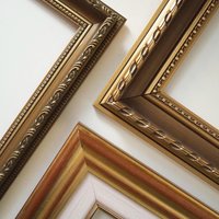 Vintage wooden frames | Vintage wooden picture frames | Gilded vintage frames | Made in Finland