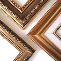 Vintage wooden frames | Vintage wooden picture frames | Gilded vintage frames | Made in Finland