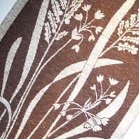 Vintage wall hanging | Large wall hanging | Scandinavian wall tapestry | Brown and beige wall hanging | Made in Finland