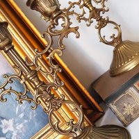 Vintage three arm candelabrums | Set of two matching candelabrums | Three arm candlestick holders | Vintage candelabra | Matching candelabra